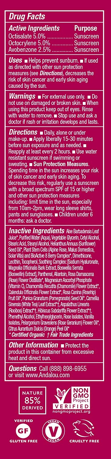 1000 Roses Daily Shade with SPF 18 Facial Lotion - Image 3