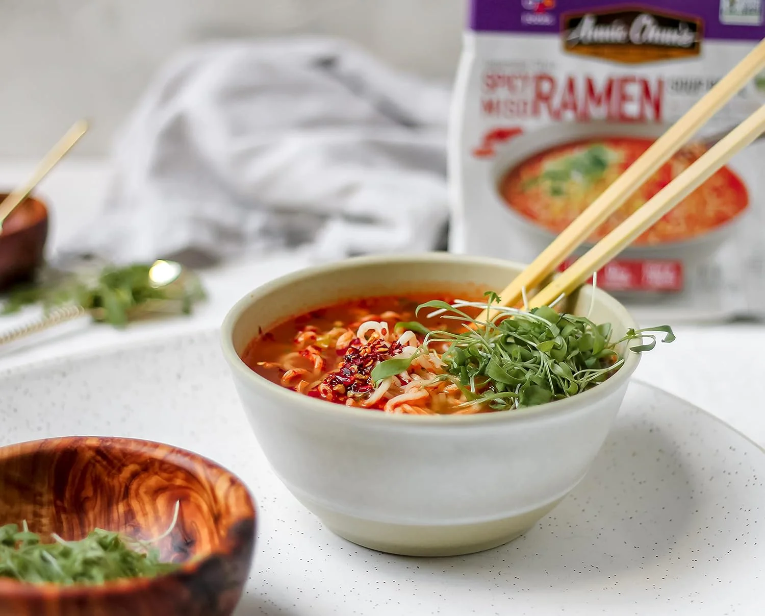 Spicy Miso Ramen Soup Bowl - Image 3