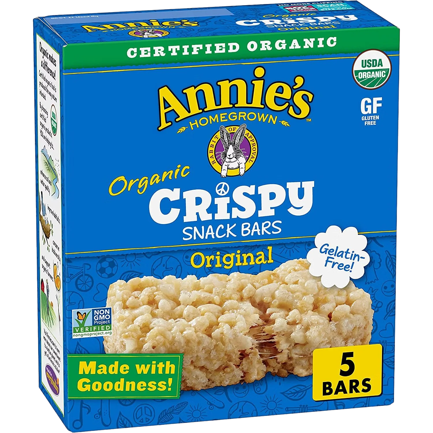 Organic Original Crispy Snack Bars (5 CT)