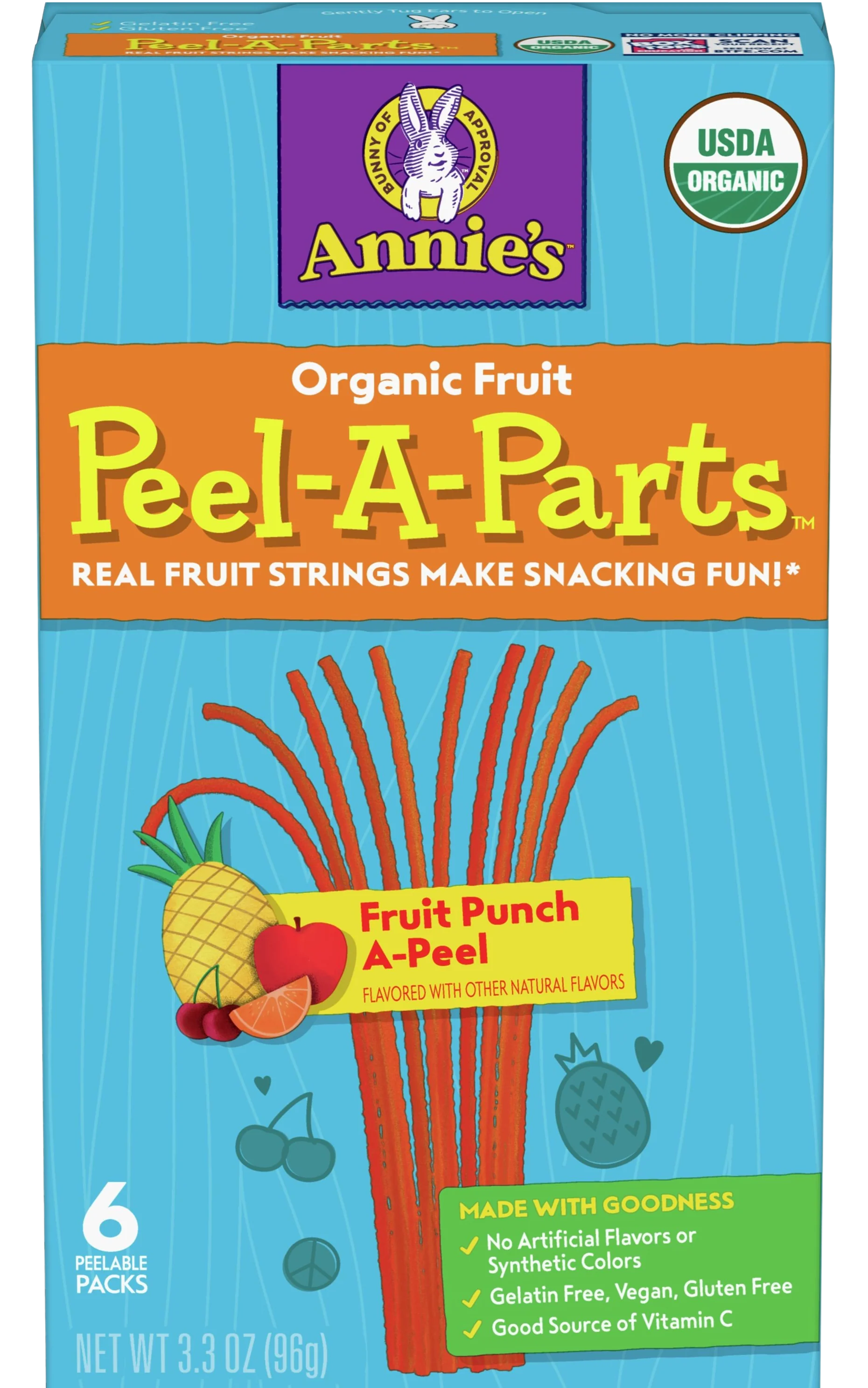 Organic Peel-A-Parts Fruit Punch