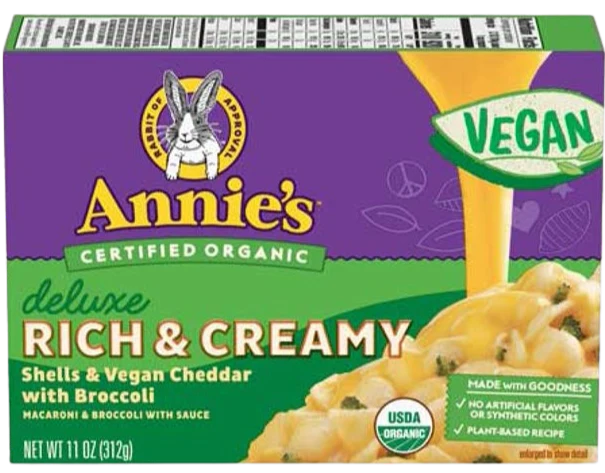 Organic Vegan Deluxe Cheddar And Broccoli Macaroni
