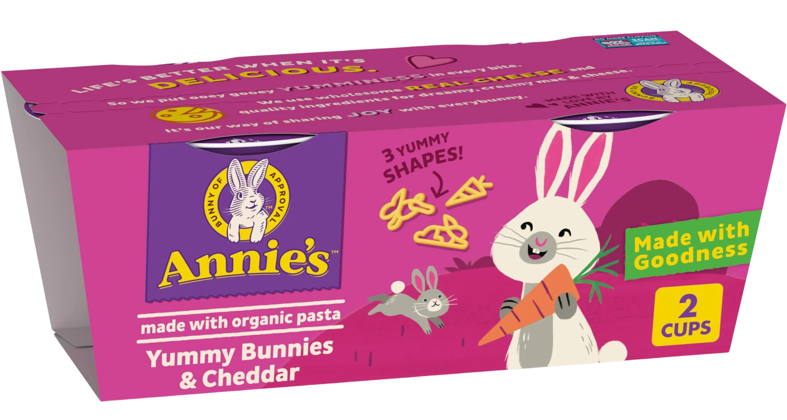 Annie's Yummy Bunnies Mac & Cheese (2 CT) - Image 2