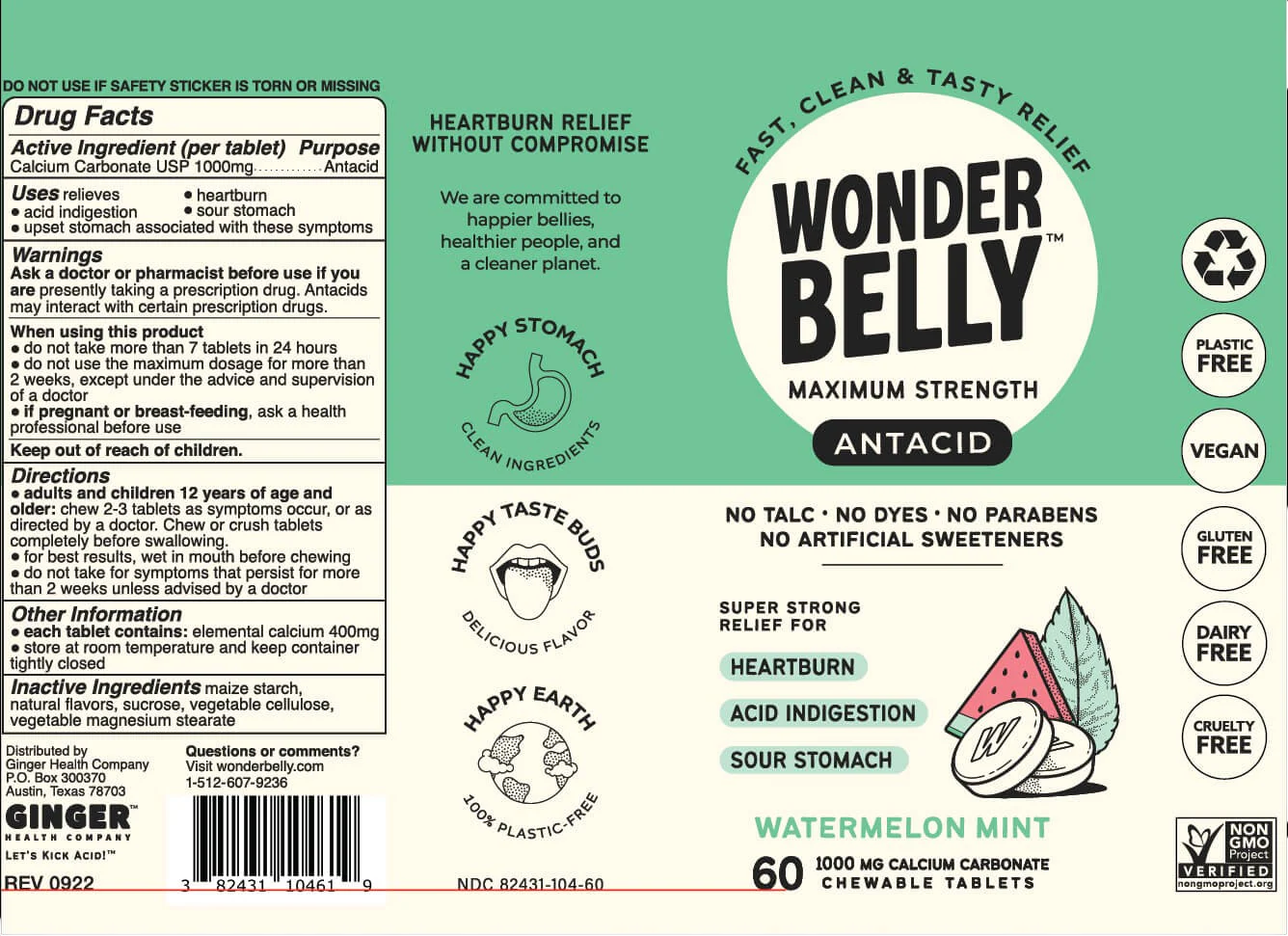 Antacid Watermelon Milkshake Packet (20 CT) - Image 2