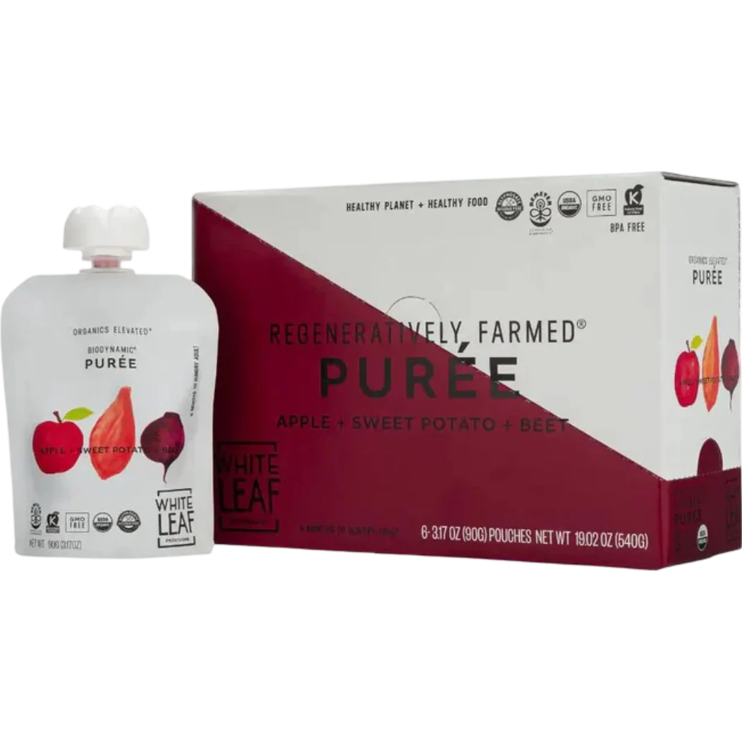 Apple, Sweet Potato, and Beet Baby Food Pouches (6 CT)