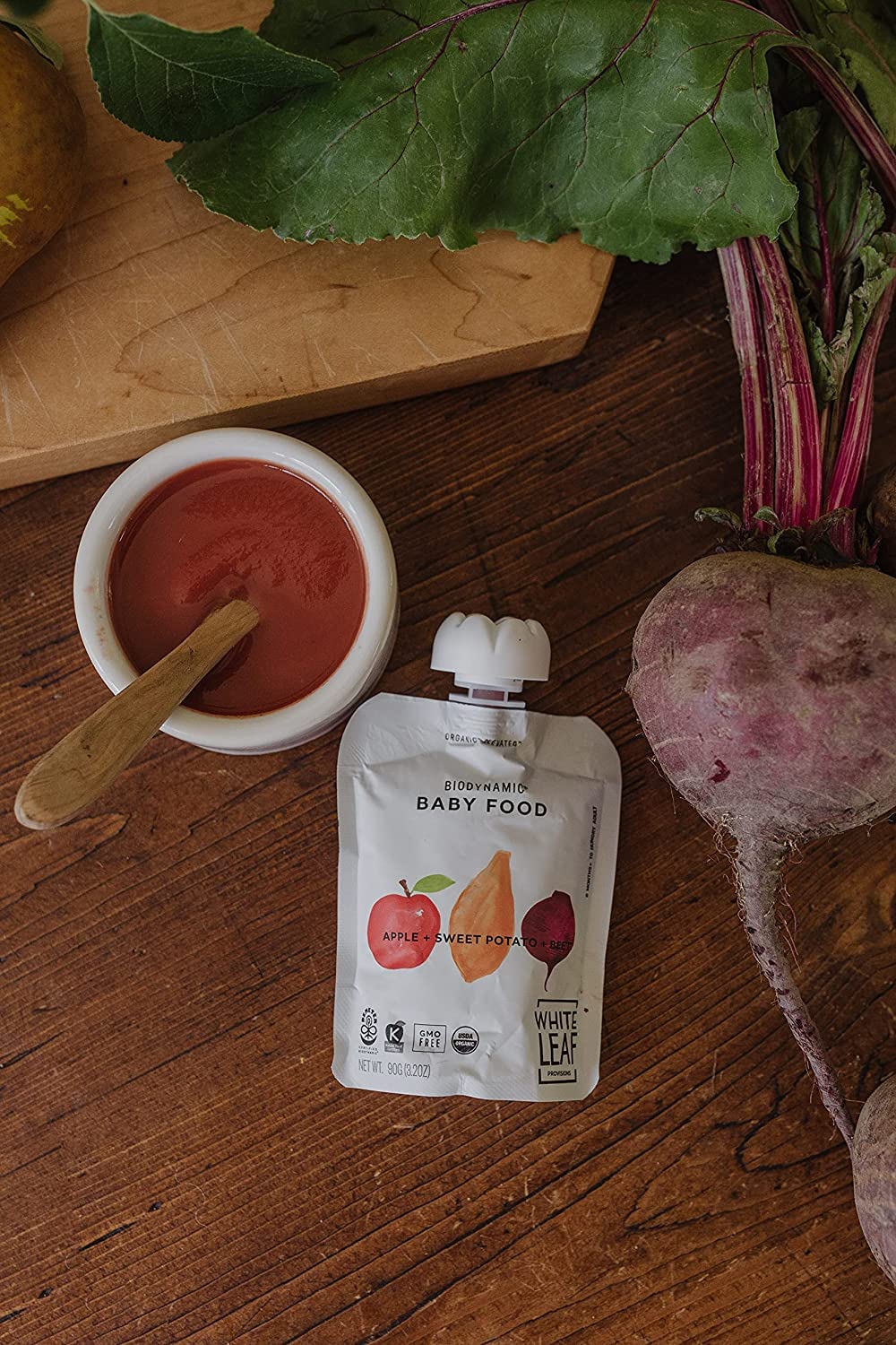 Apple, Sweet Potato, and Beet Baby Food Pouches (6 CT) - Image 4
