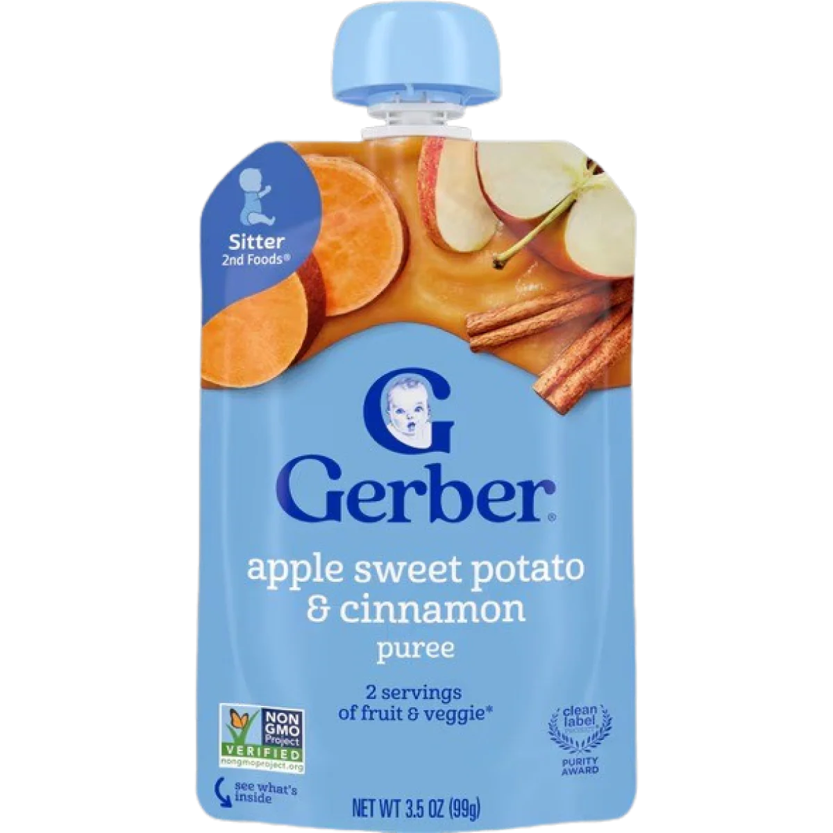 Apple Sweet Potato With Cinnamon Baby Food (12 Pack) - Image 2