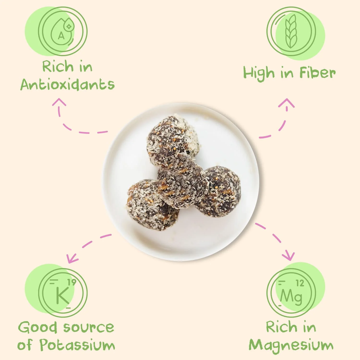 Apricot, Cacao Nibs & Hazelnut - Fruit & Nut Snack - Image 2