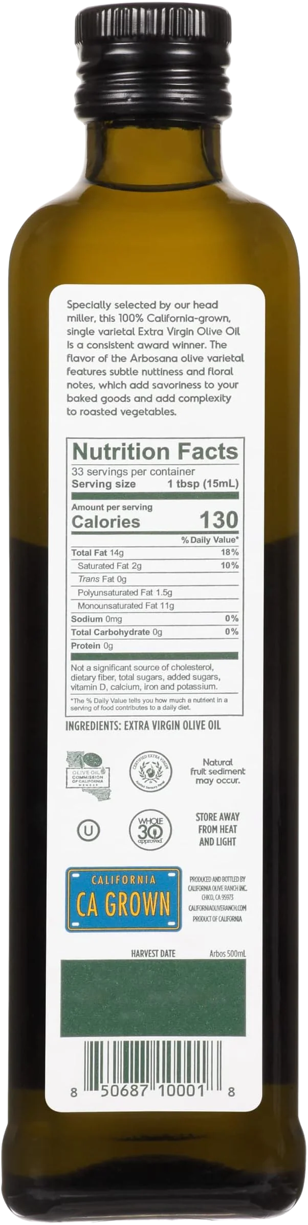 Arbosana Extra Virgin Olive Oil - Image 2