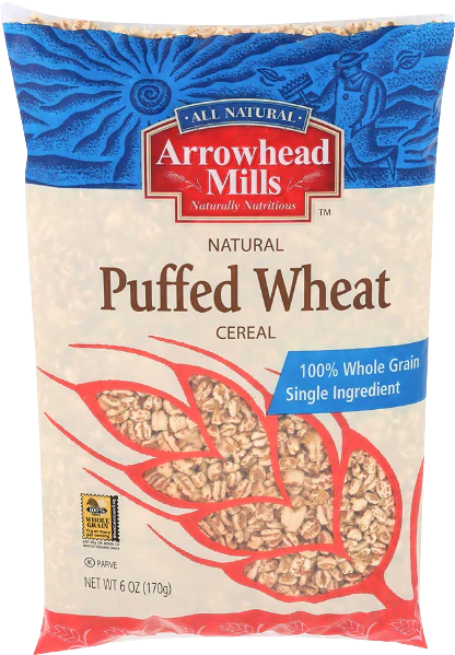 Natural Puffed Wheat Cereal