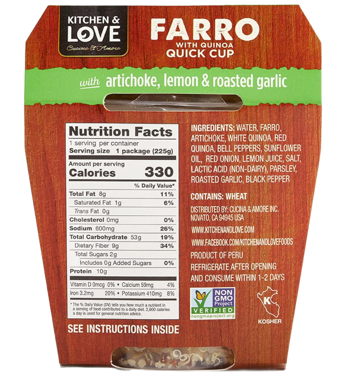 Farro With Quinoa, Artichoke, Lemon And Roasted Garlic - Image 3