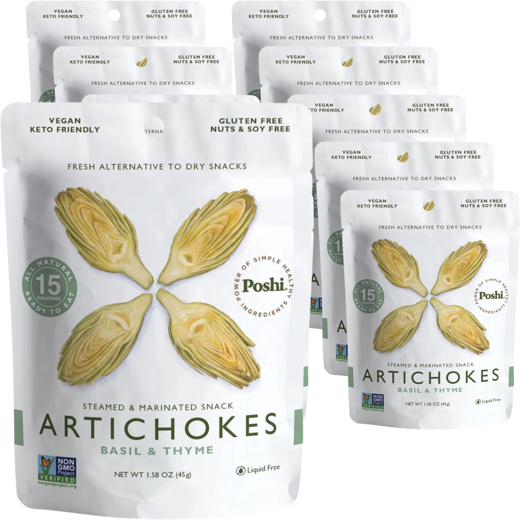 Artichokes with Basil & Thyme (10 Pack)
