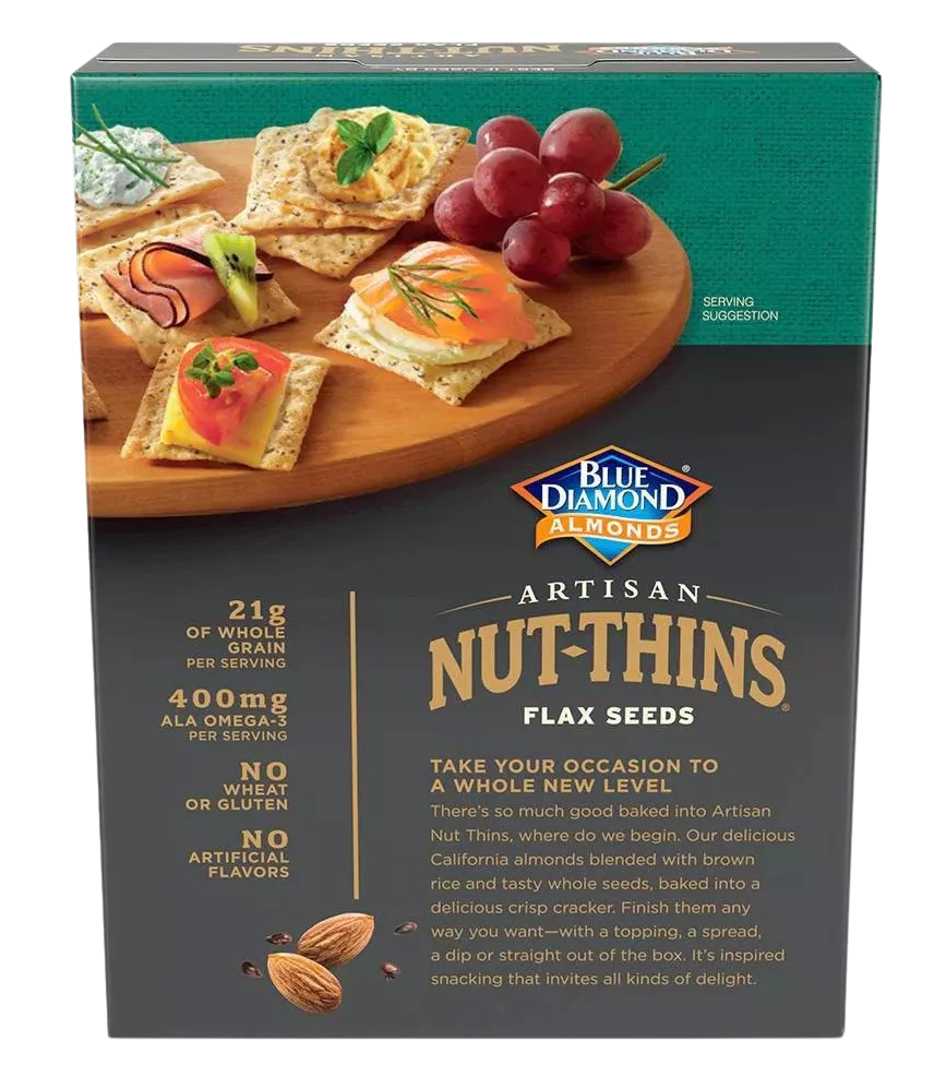 Artisan Nut Thins Flax Seeds Cracker - Image 2