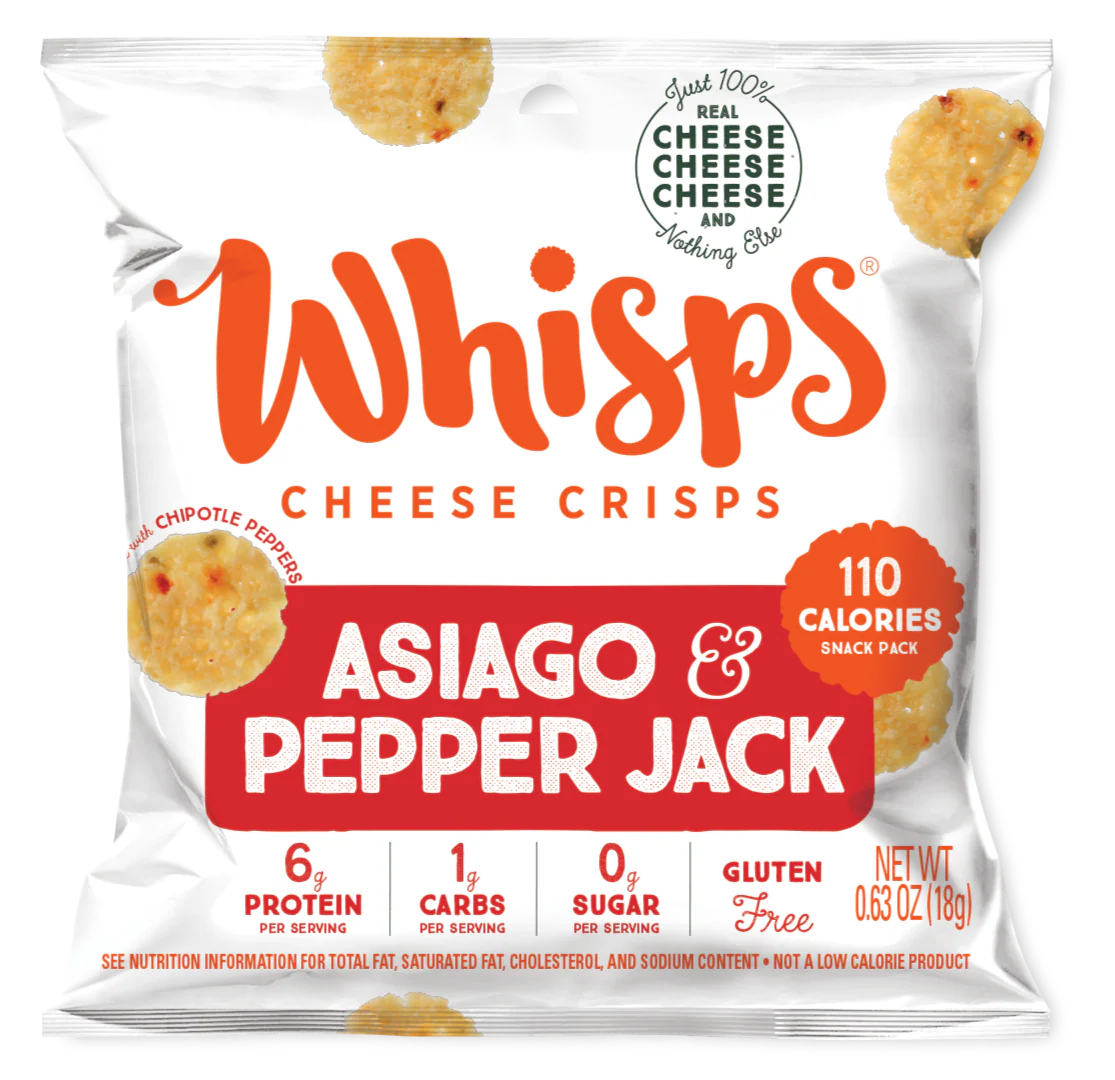 Asiago & Pepper Jack Cheese Crisps (12 CT) - Image 2