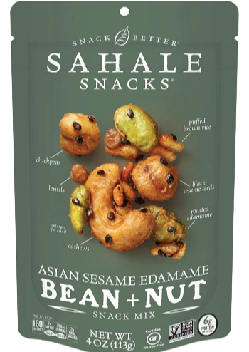 Asian Sesame Edamame Bean Snack Mix
