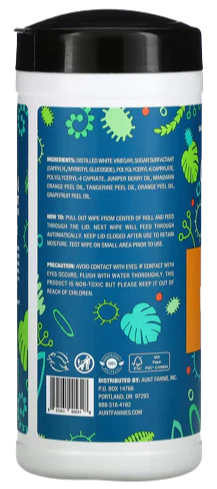 Vinegar Cleaning Wipes - Sweet Mandarin - Image 2