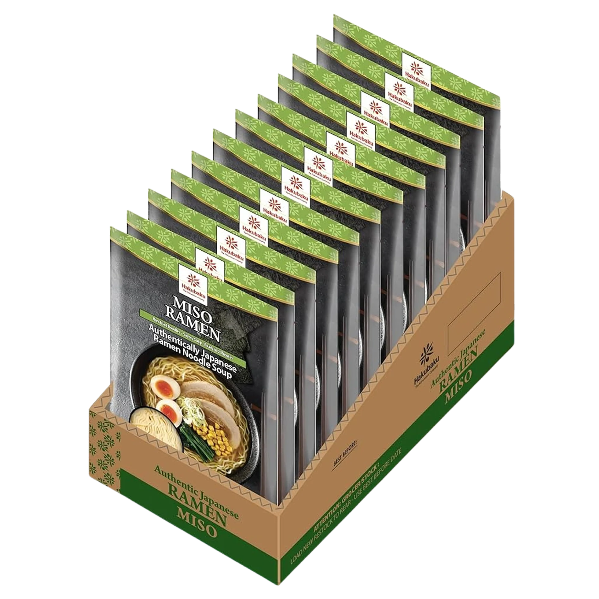 Authentic Japanese Miso Ramen Noodle Soup (12 Pack) - Image 2