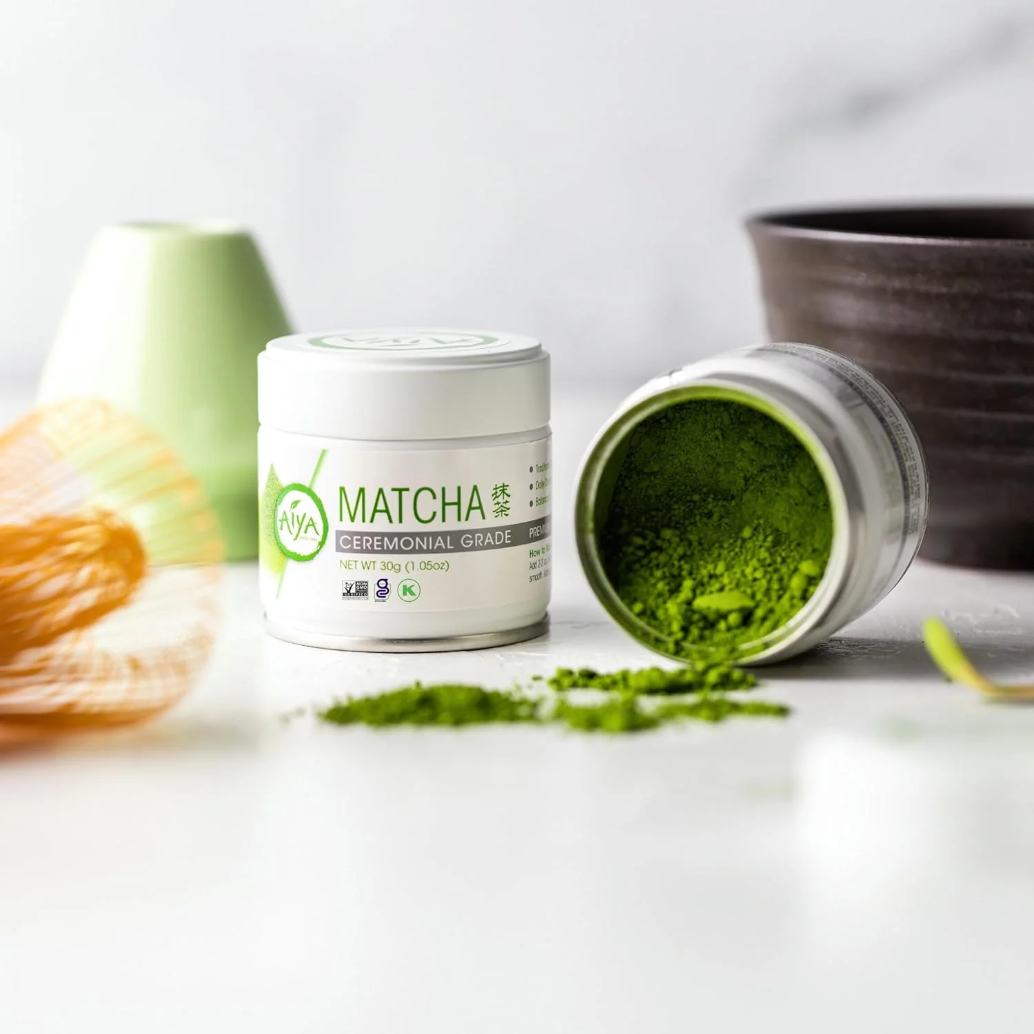 Authentic Japanese Premium First Harvest Matcha Green Tea Powder - Image 2