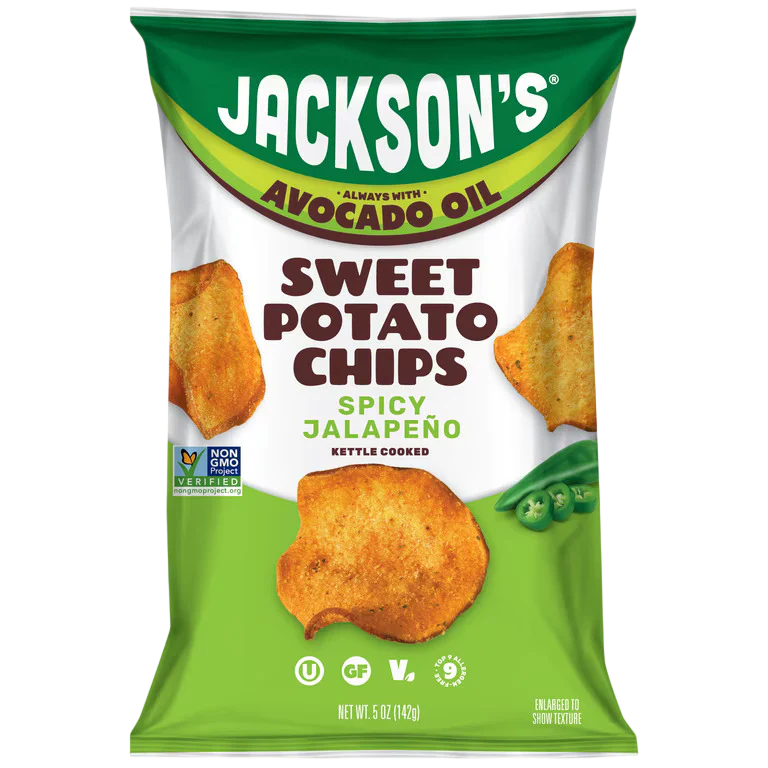 Avocado Oil Spicy Jalapeno Sweet Potato Chips