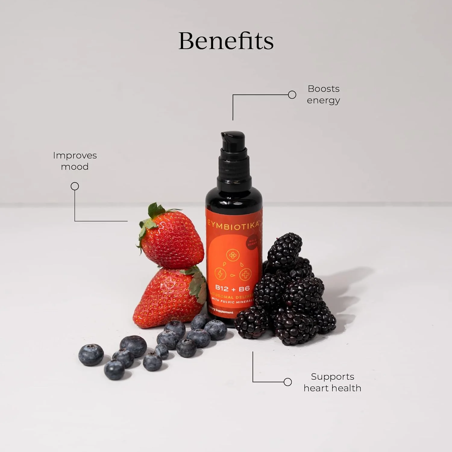 B12 + B6 Liposomal Delivery Wild Berry - Image 3