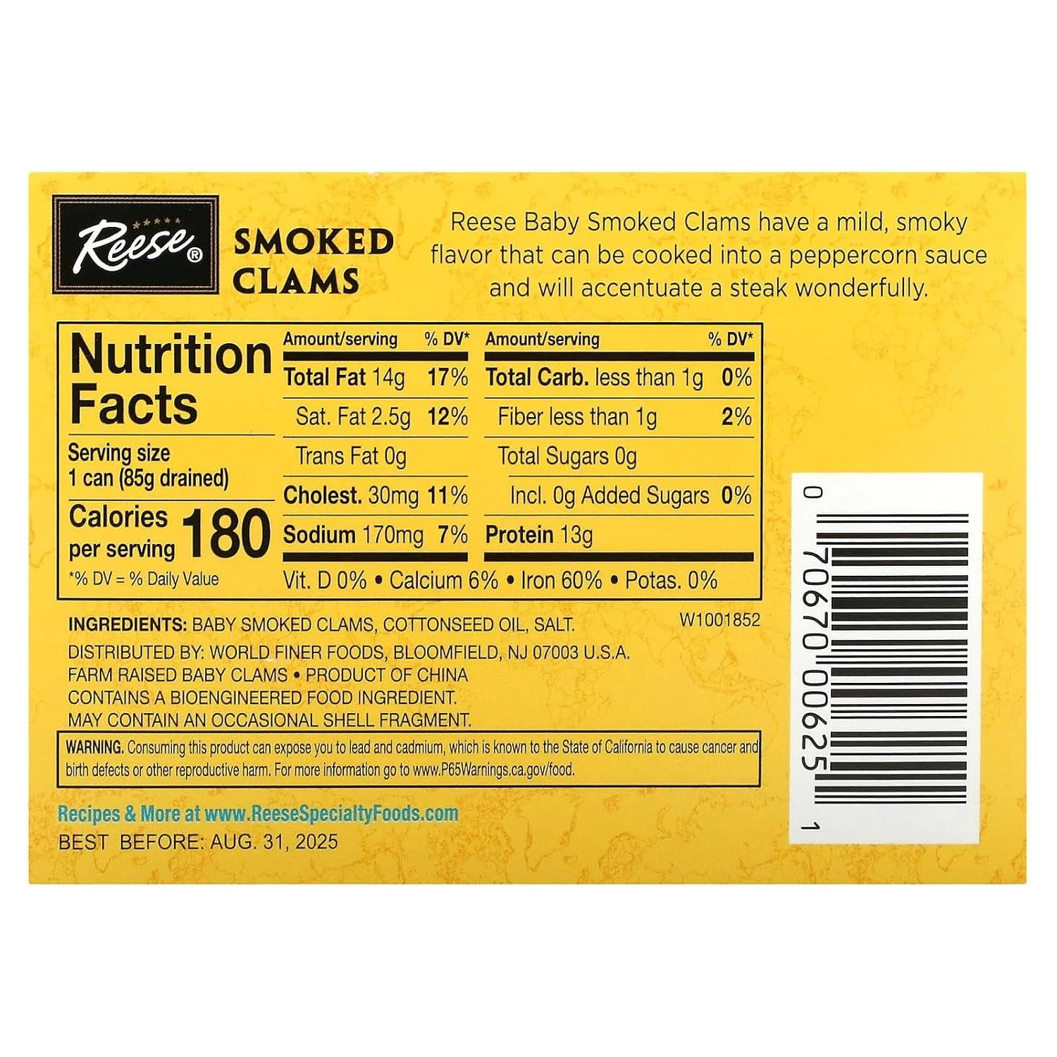 Baby Smoked Clams - Image 2