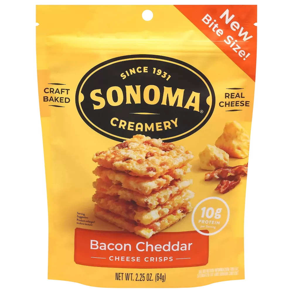 Bacon Cheddar Cheese Crisps