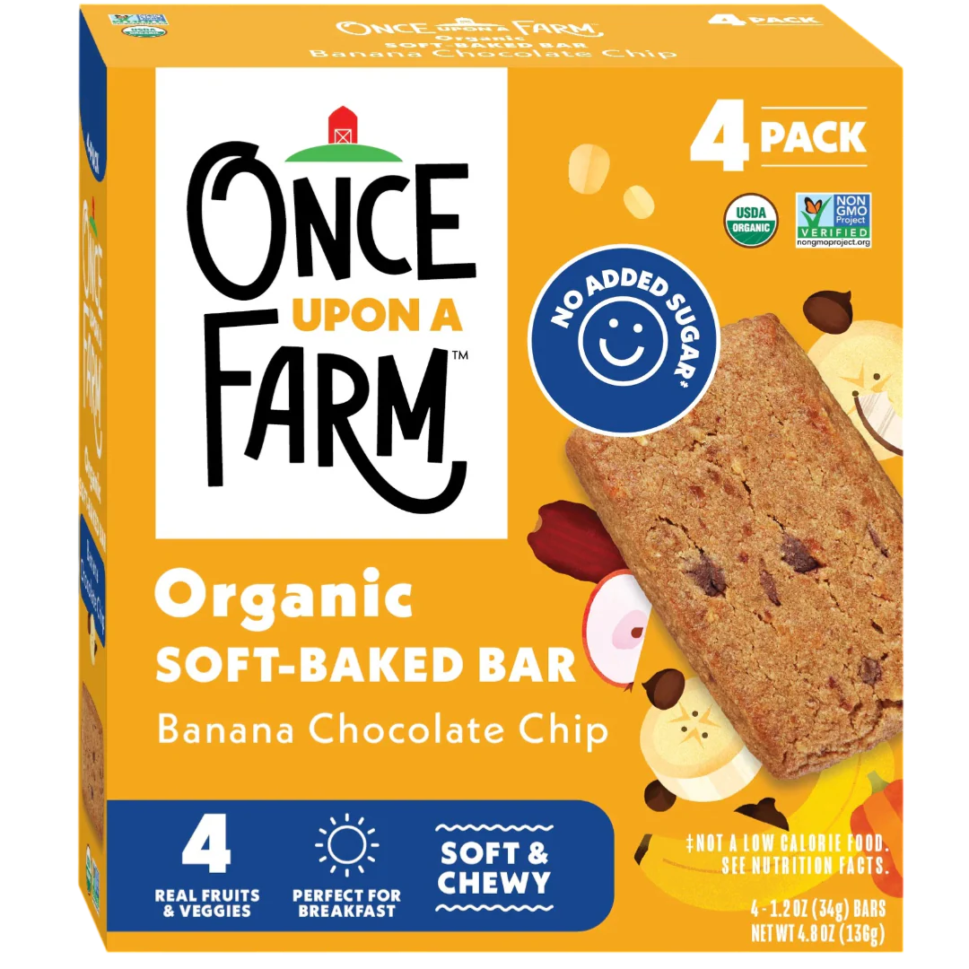 Baked Banana Chocolate Chip Bars (4 CT)