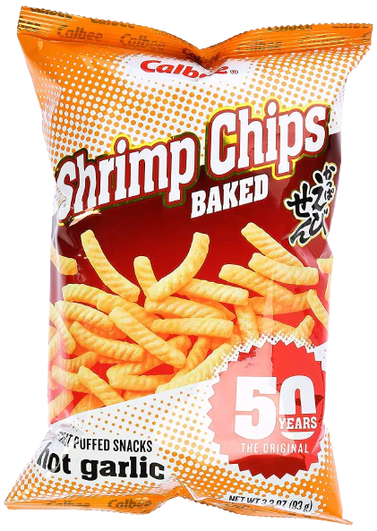 Baked Hot Garlic Shrimp Chips