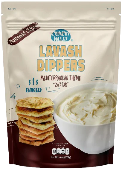 Baked Multigrain Flatbread Chips