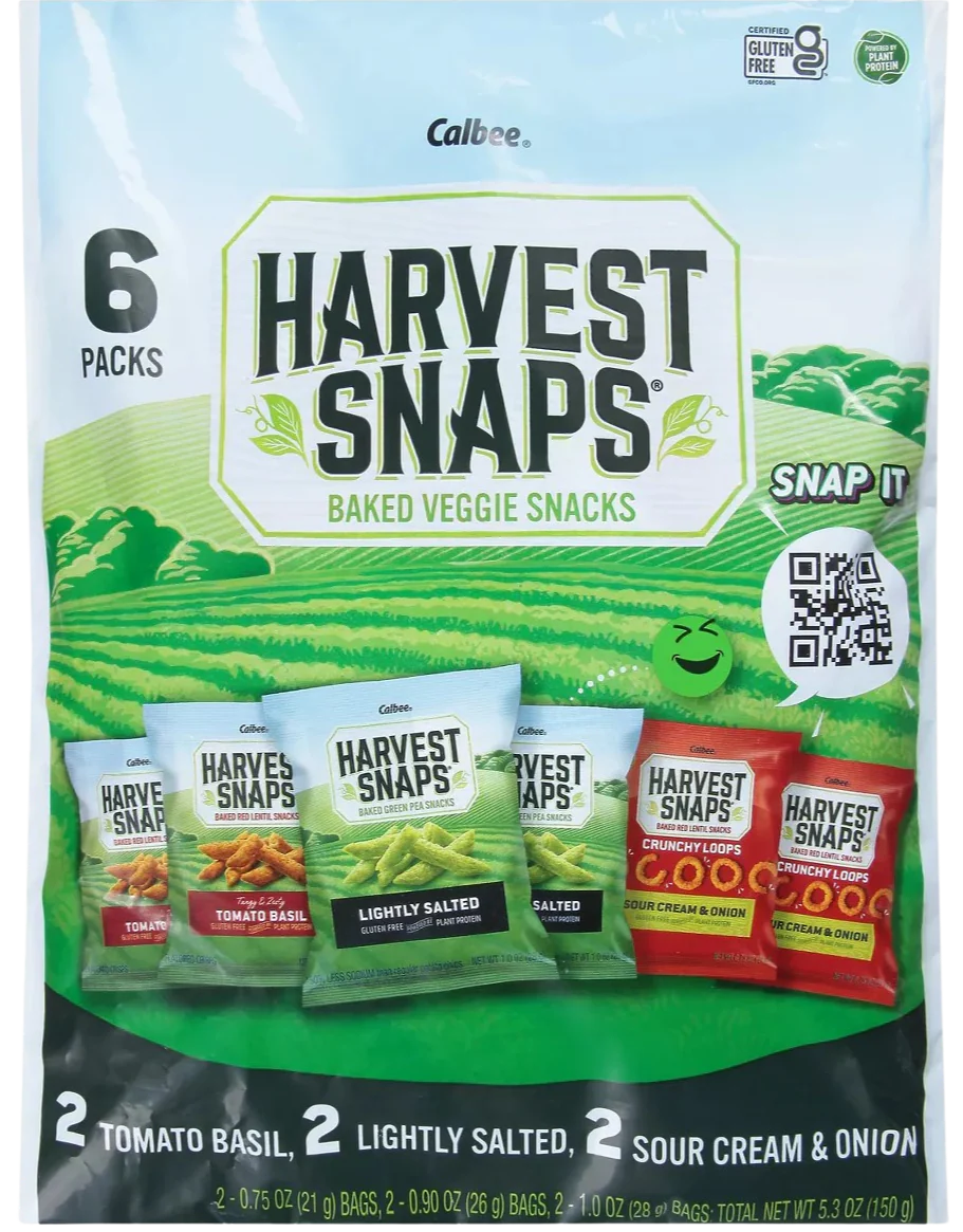 Baked Veggie Crisps Mix Snack Bag (6 Pack)