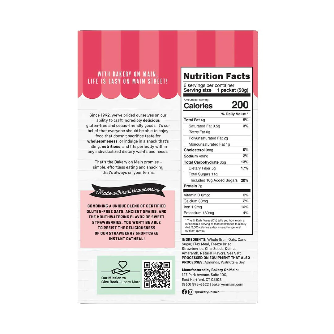 Strawberry Shortcake Instant Oatmeal (6 Pack) - Image 2