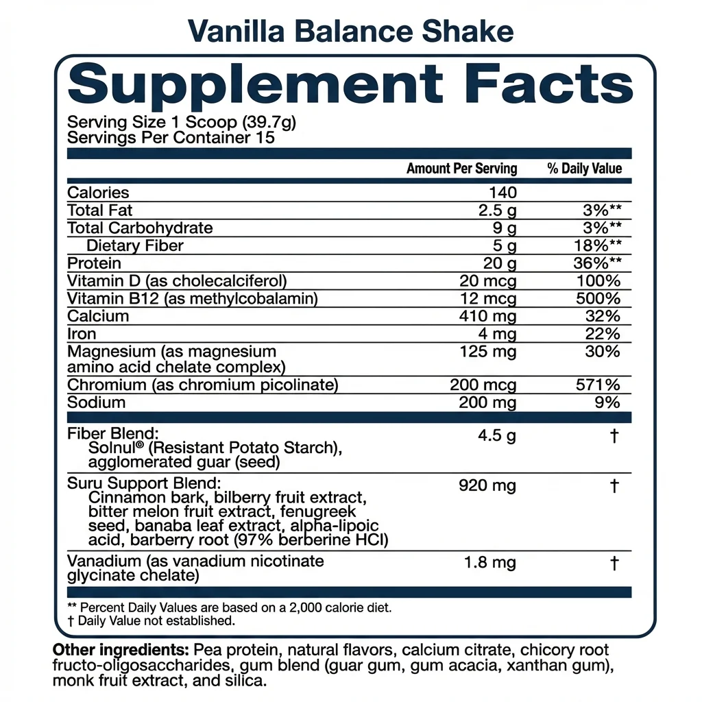 Balance Shake - Vanilla - Image 3