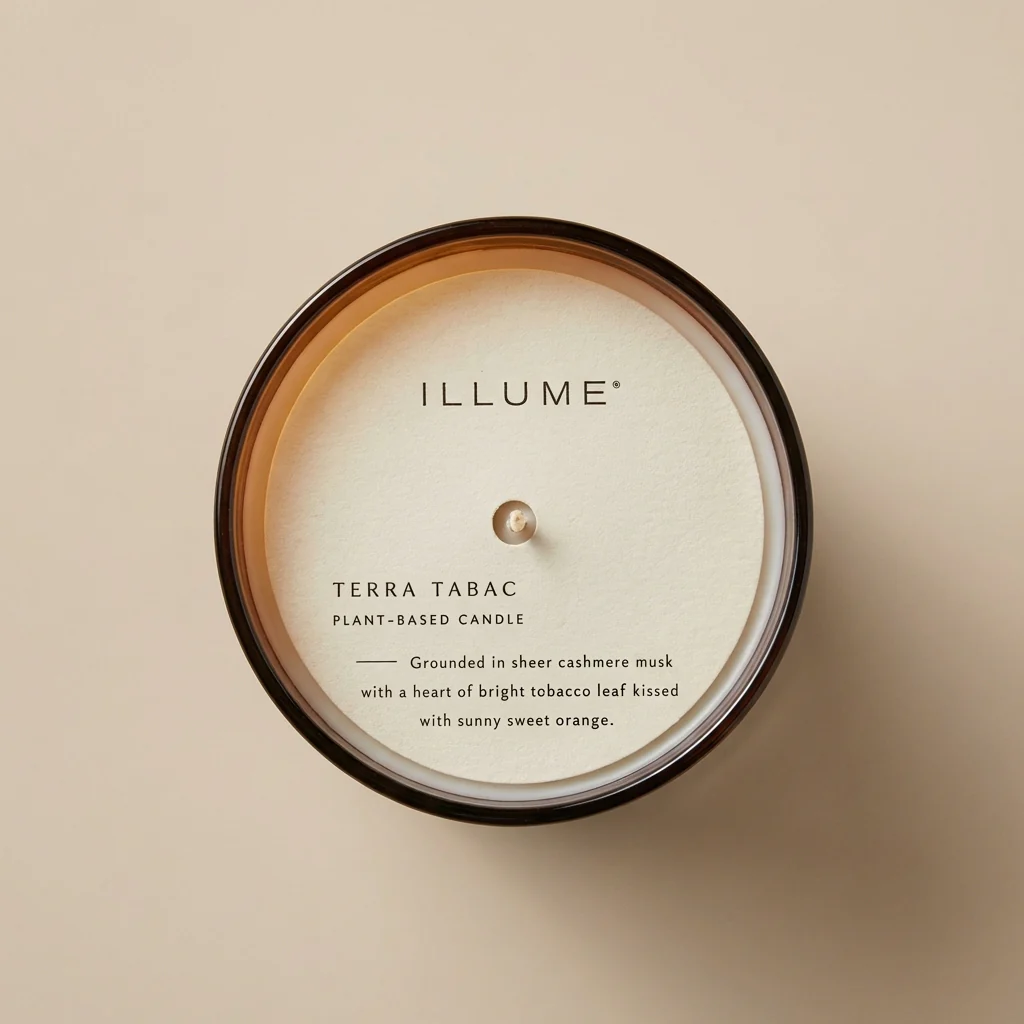 Baltic Glass Candle - Terra Tabac - Image 2