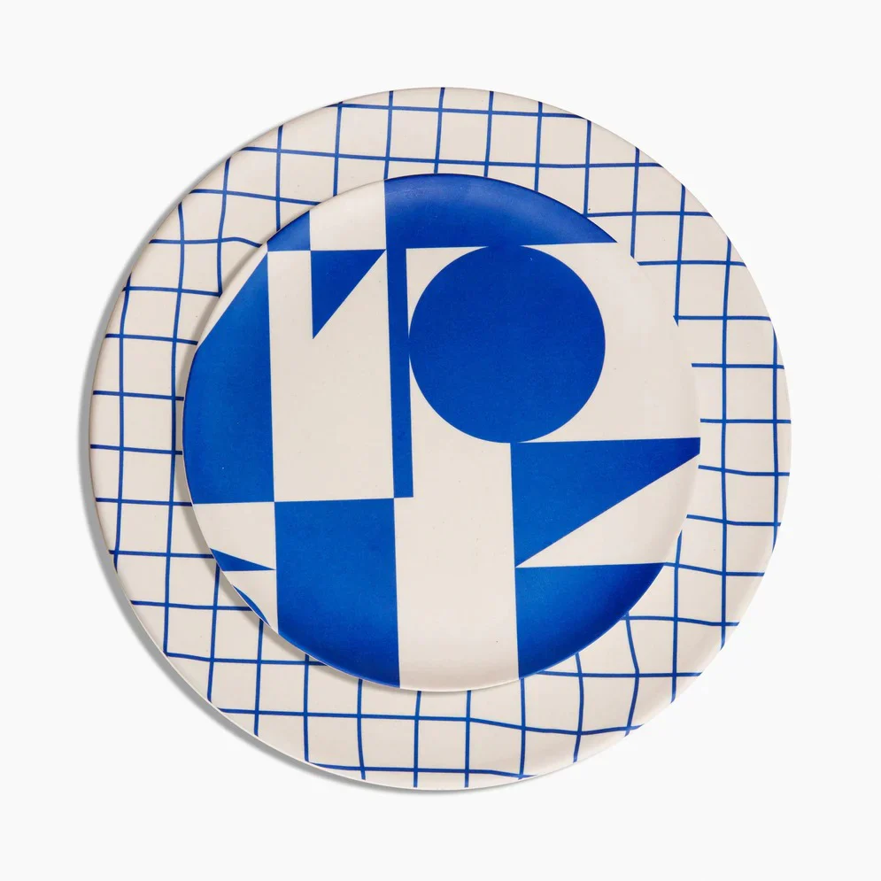Bamboo Dinner Plate Set in Grid (4 CT) - Image 3