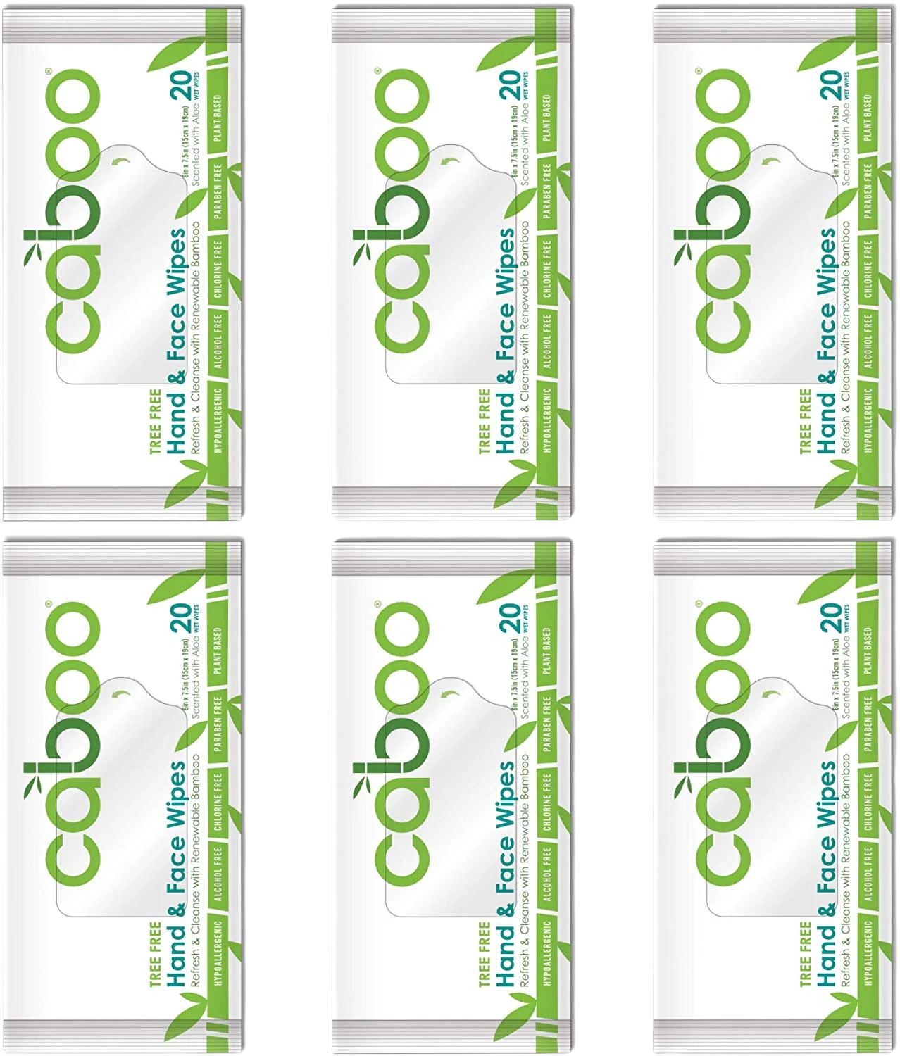 Bamboo Wet Wipes (6 Pack)