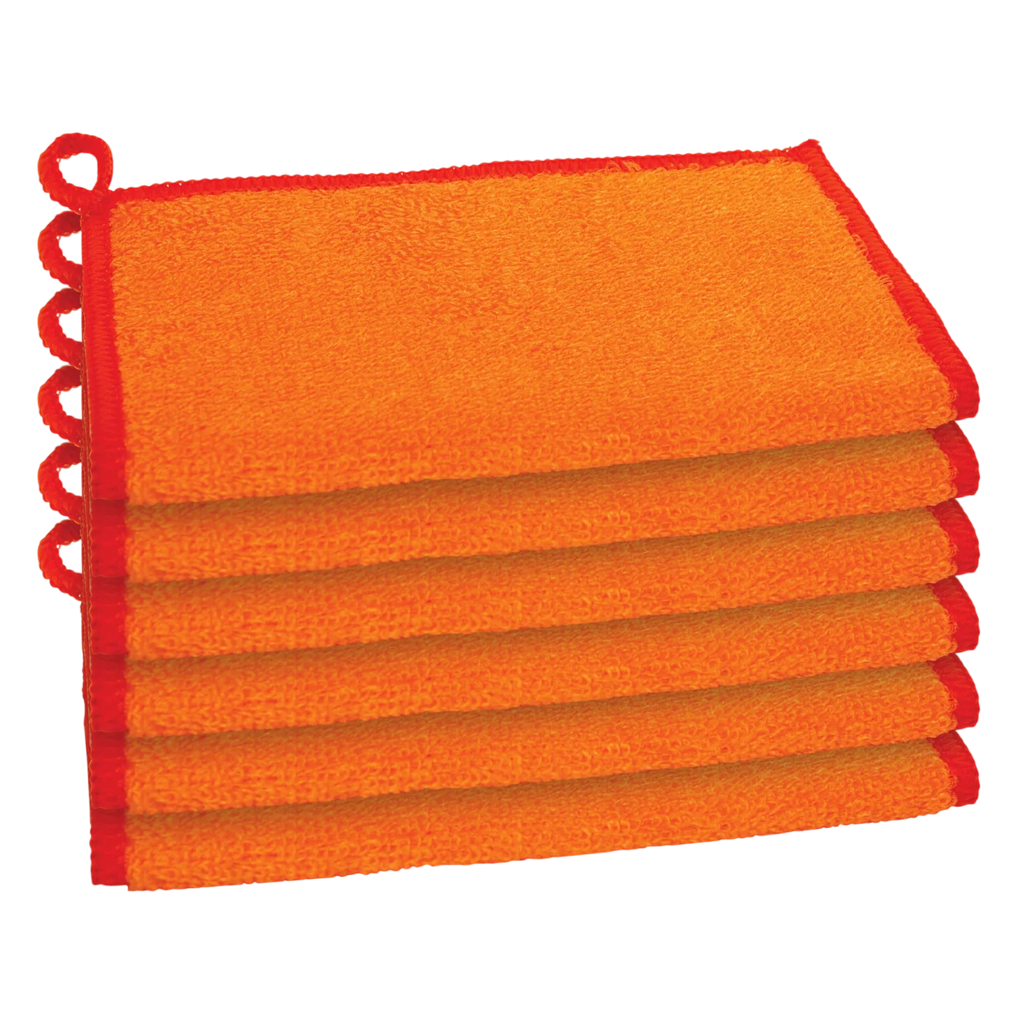 Bamboo Kitchen Cloths - Orange (6 CT) - Image 2