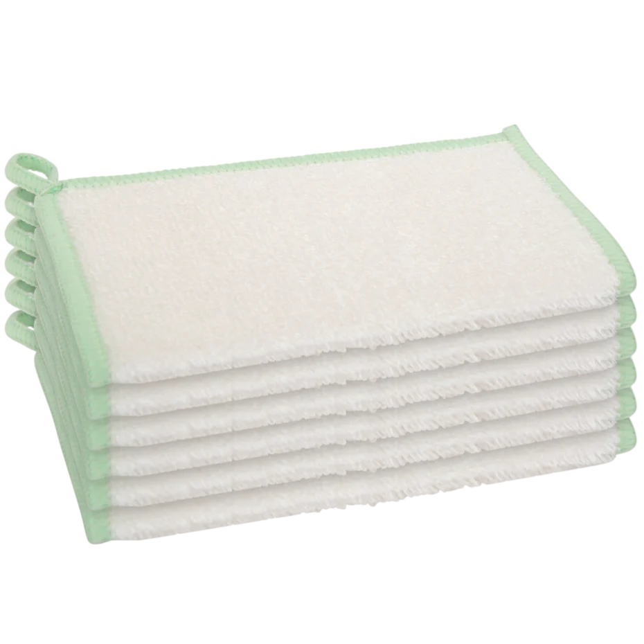 Bamboo Kitchen Cloths - Sage (6 CT) - Image 2