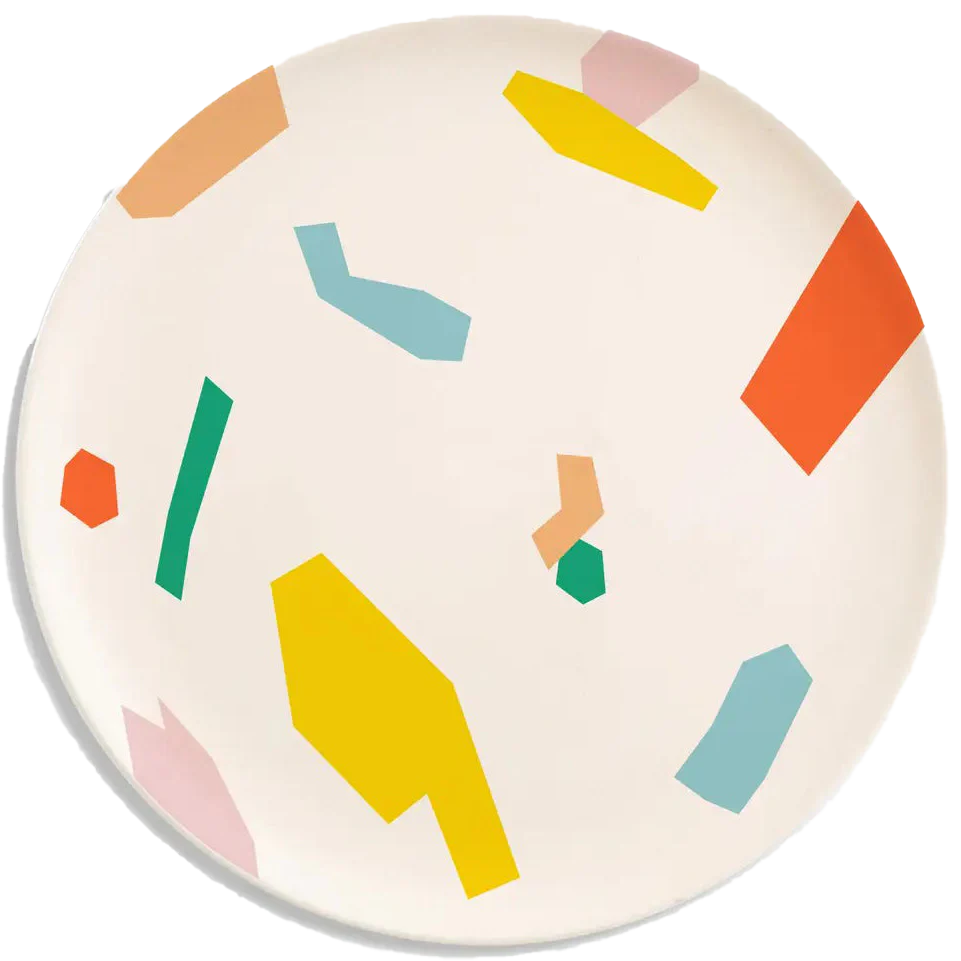 Bamboo Salad Plate Set in Party (4 CT)