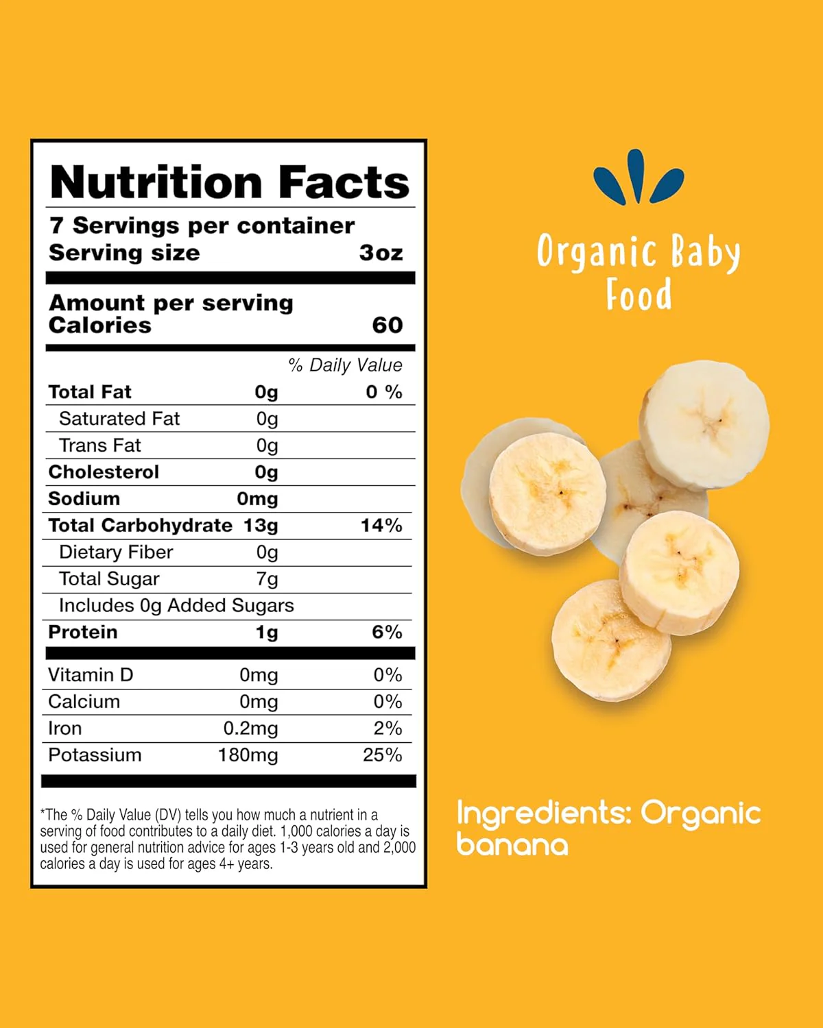 Banana Baby Food (7 Pouches) - Image 4