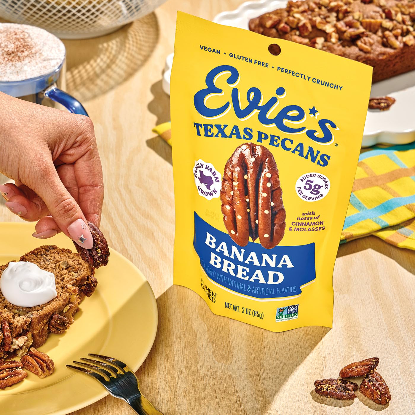 Banana Bread Roasted Pecans - Image 3