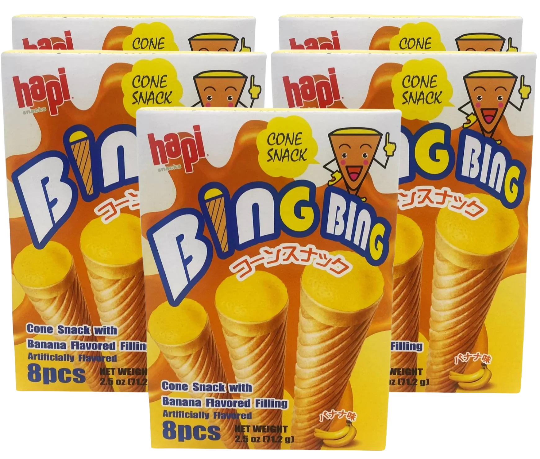 Banana Cone Snack (5 Pack)