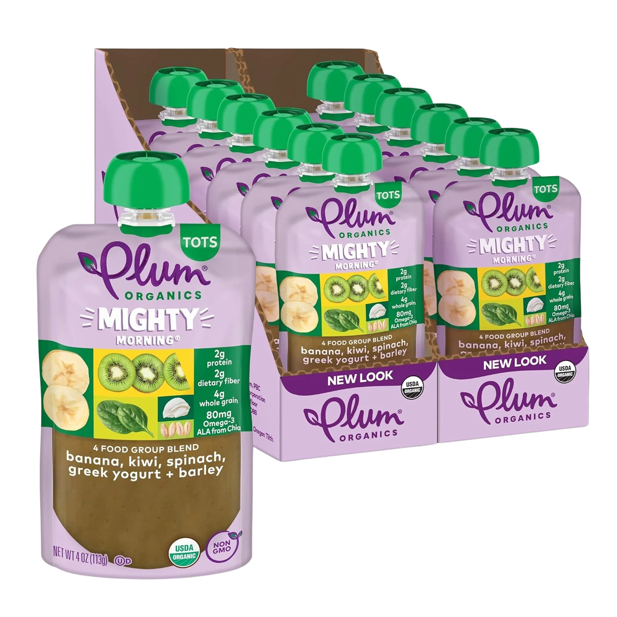 Banana Kiwi Spinach Greek Yogurt Barley (12 Pack)