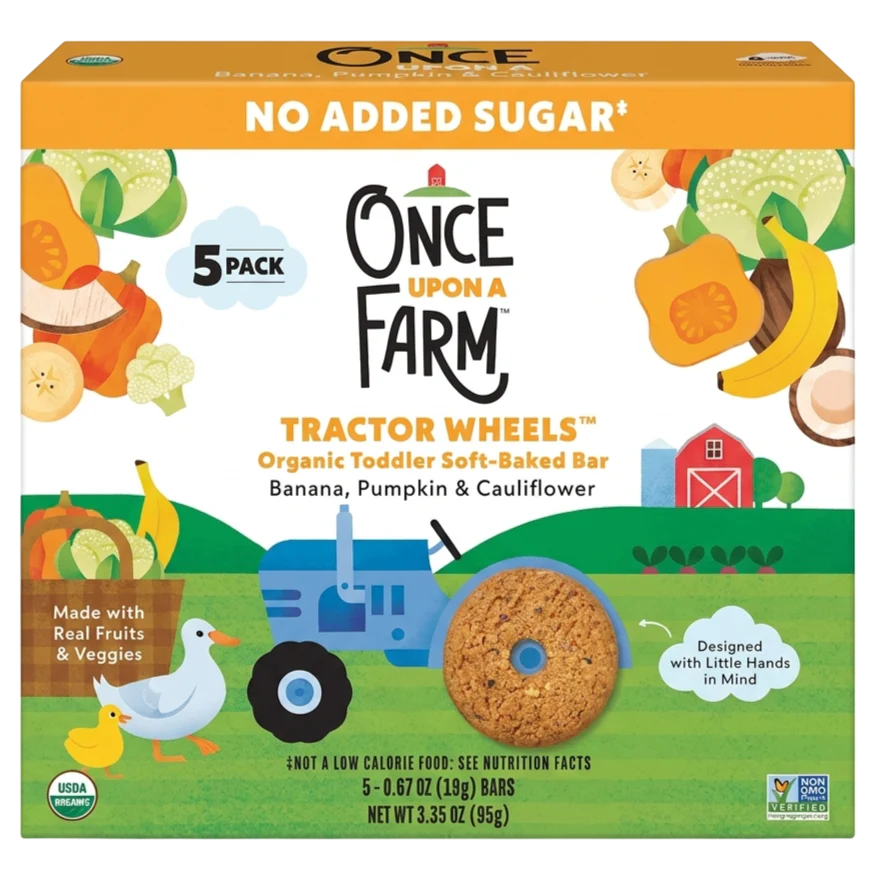 Banana, Pumpkin & Cauliflower Tractor Wheels
