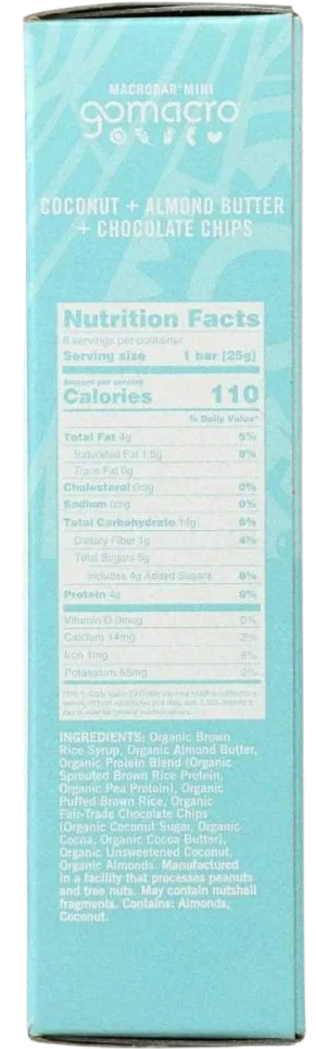 Organic Coconut Almond Mini Bar (8CT) - Image 4