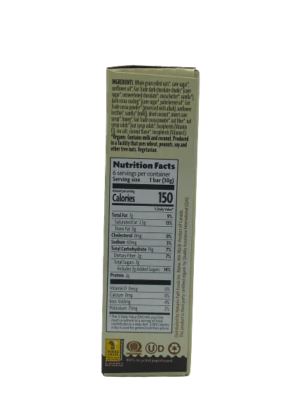 Love Crunch Chocolate Macaroon Bars 6 Ct - Image 2