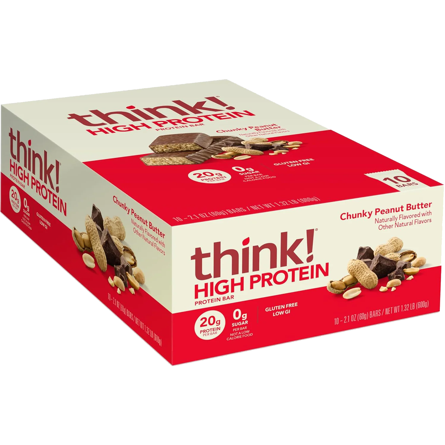 Chunky Peanut Butter Protein Bars (10 CT)