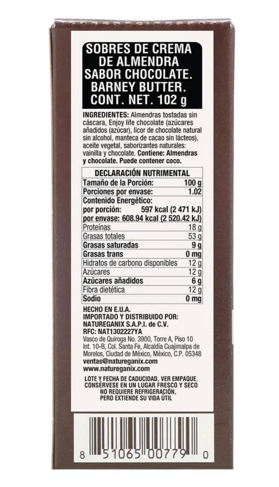 Almond Butter Chocolate On-the-Go Snack Packs (6 Pack) - Image 3