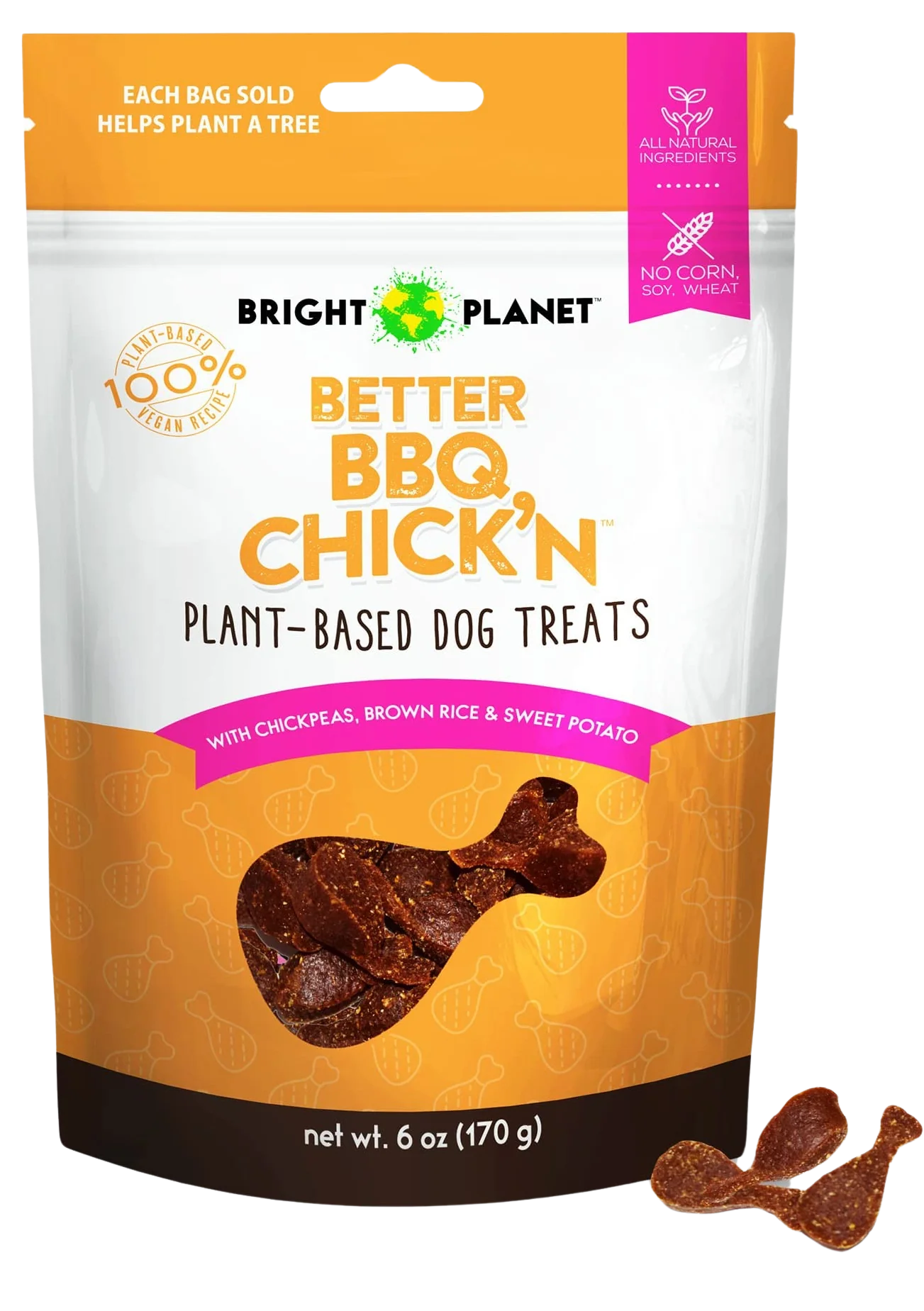 BBQ Chick'n Plant-Based Dog Treats