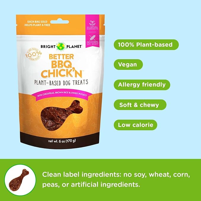 BBQ Chick'n Plant-Based Dog Treats - Image 2