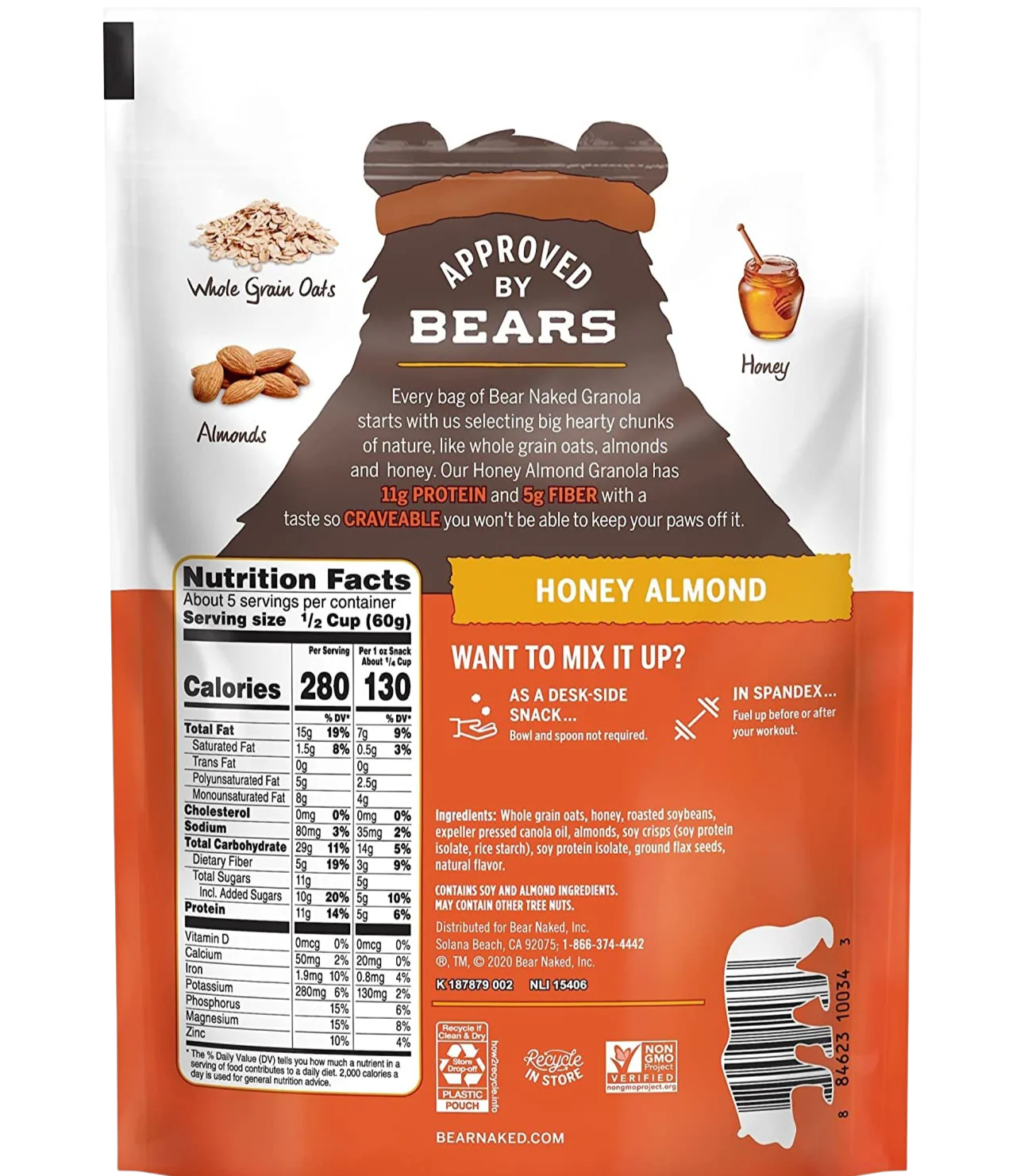 Honey Almond Protein Granola Bar - Image 2
