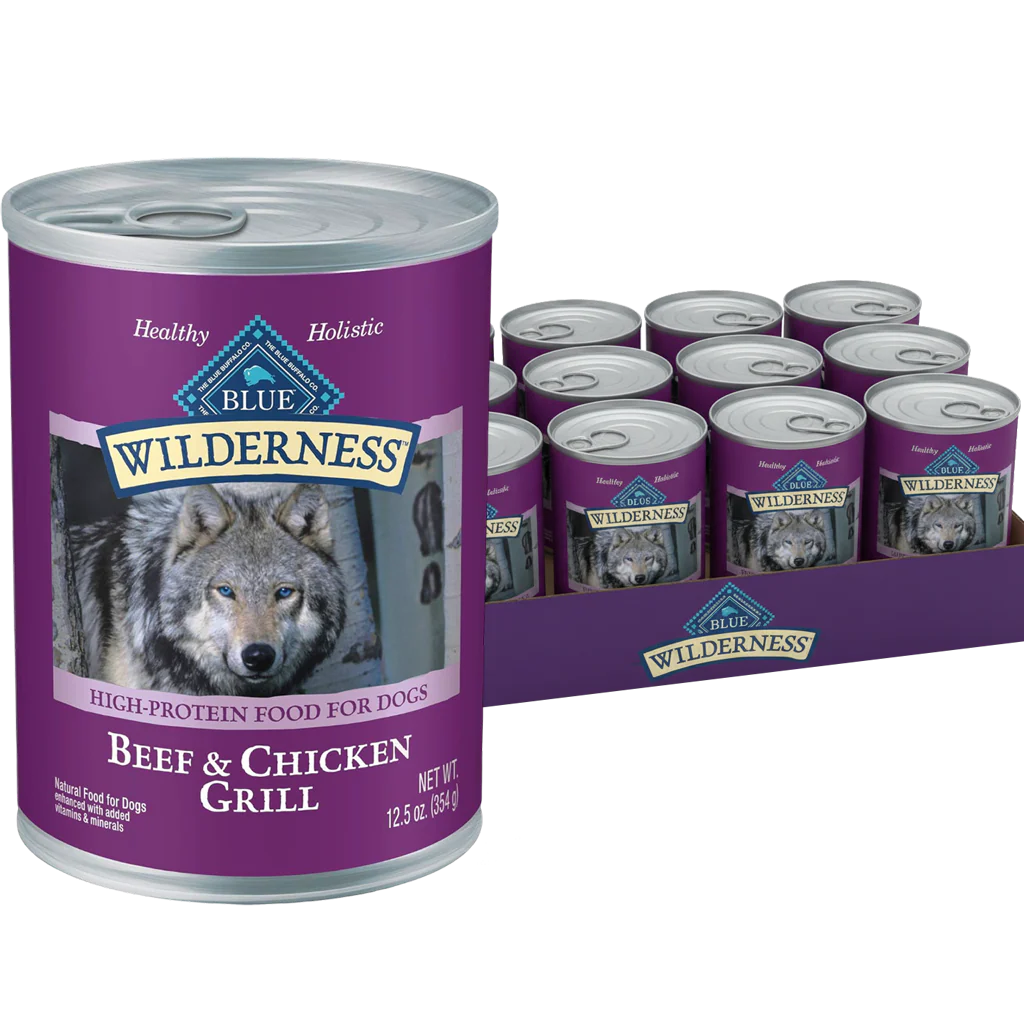 Beef and Chicken Grill Dog Food (12 Pack)